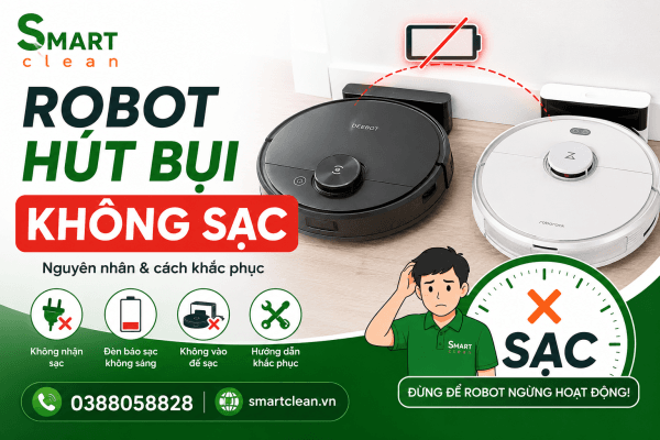 Robot hút bụi không sạc
